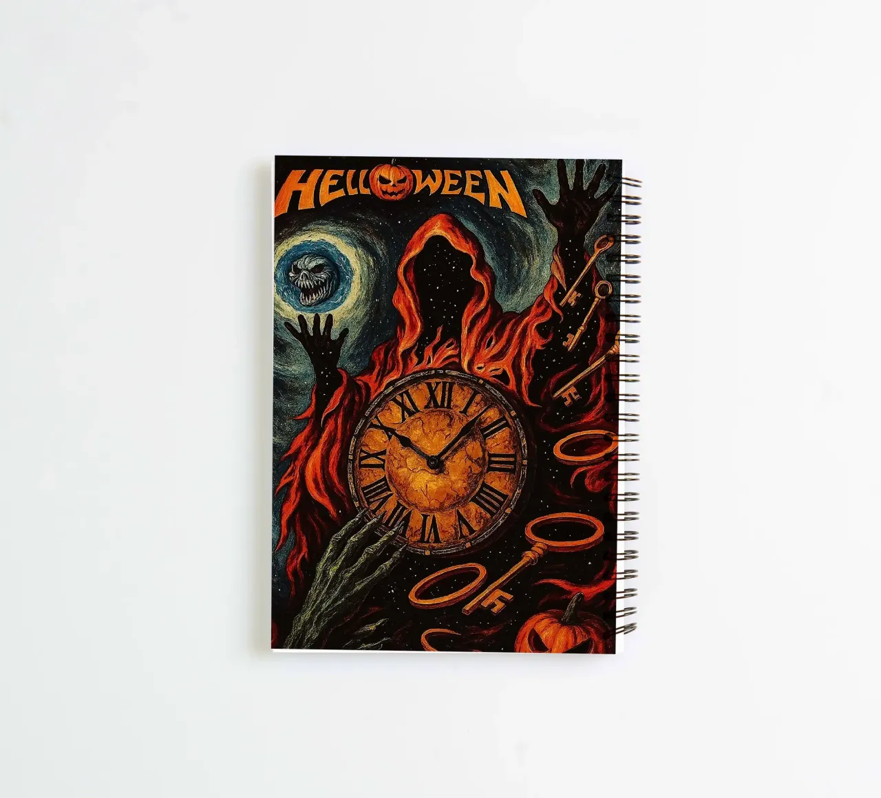 Groupe Helloween carnet à spirale de vanhesling