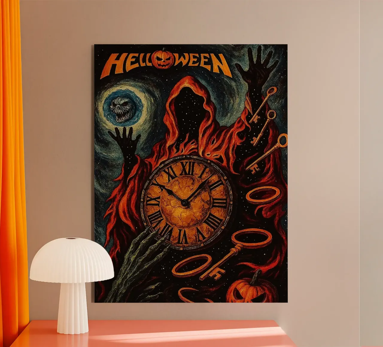 Helloween band alluminio dibond da vanhesling