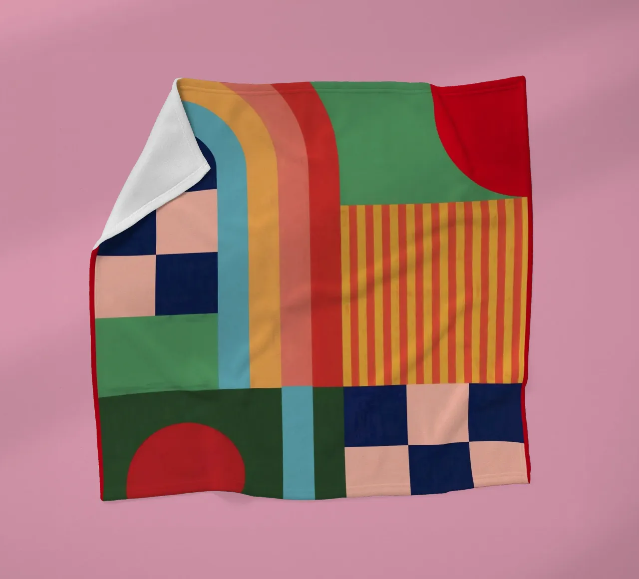 Geometria giocosa coperta in pile da Gaite