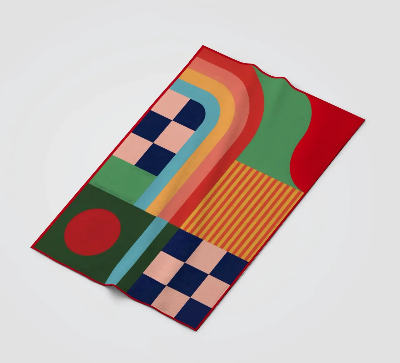 Geometria giocosa coperta in pile da Gaite