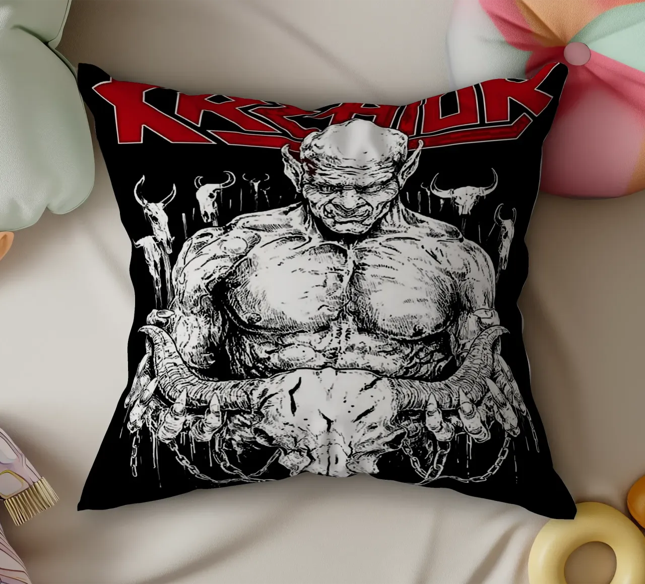 band dei kreator cuscino da vanhesling