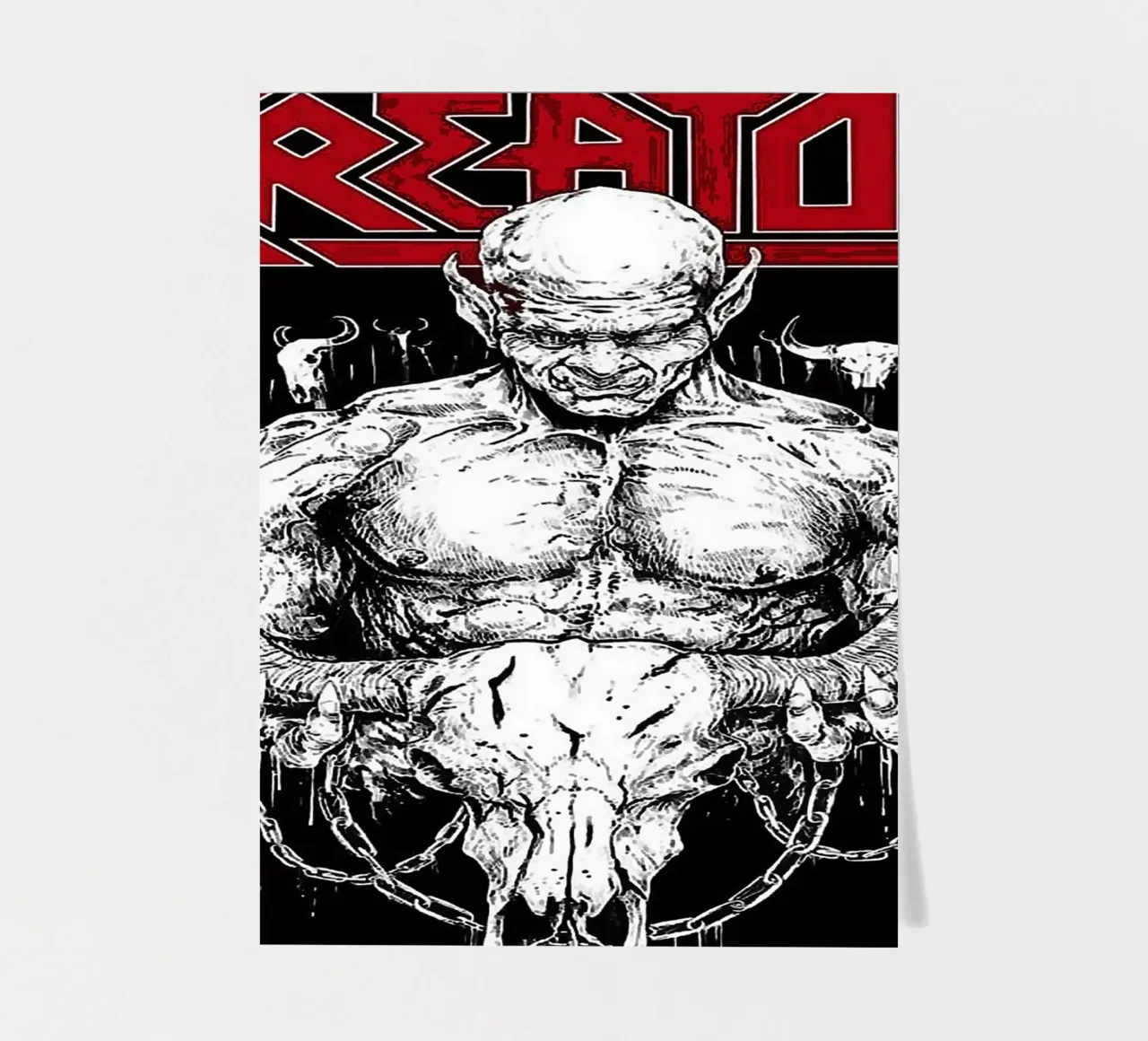 kreator band stickervel van vanhesling