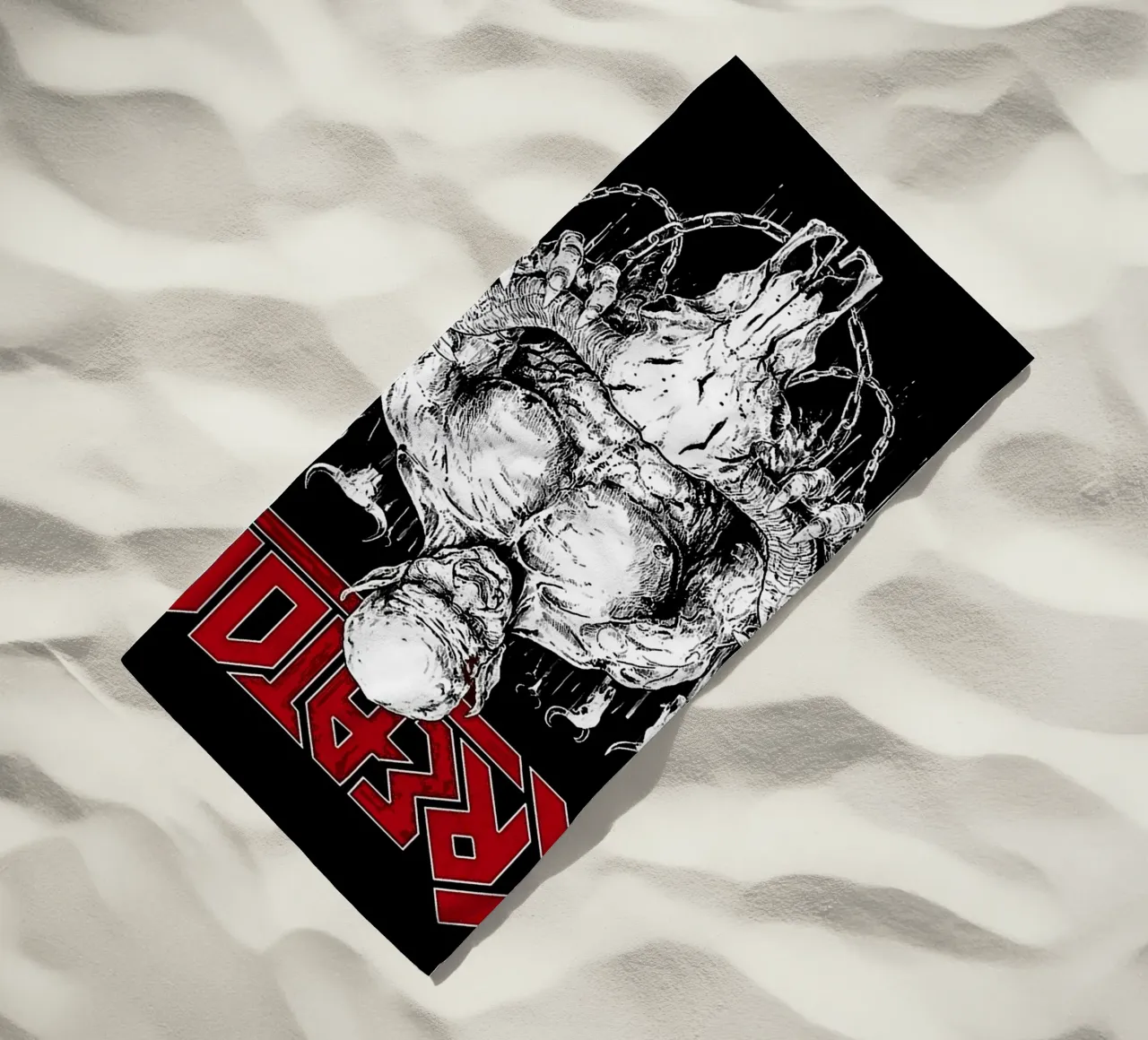 kreator band beach towel by vanhesling