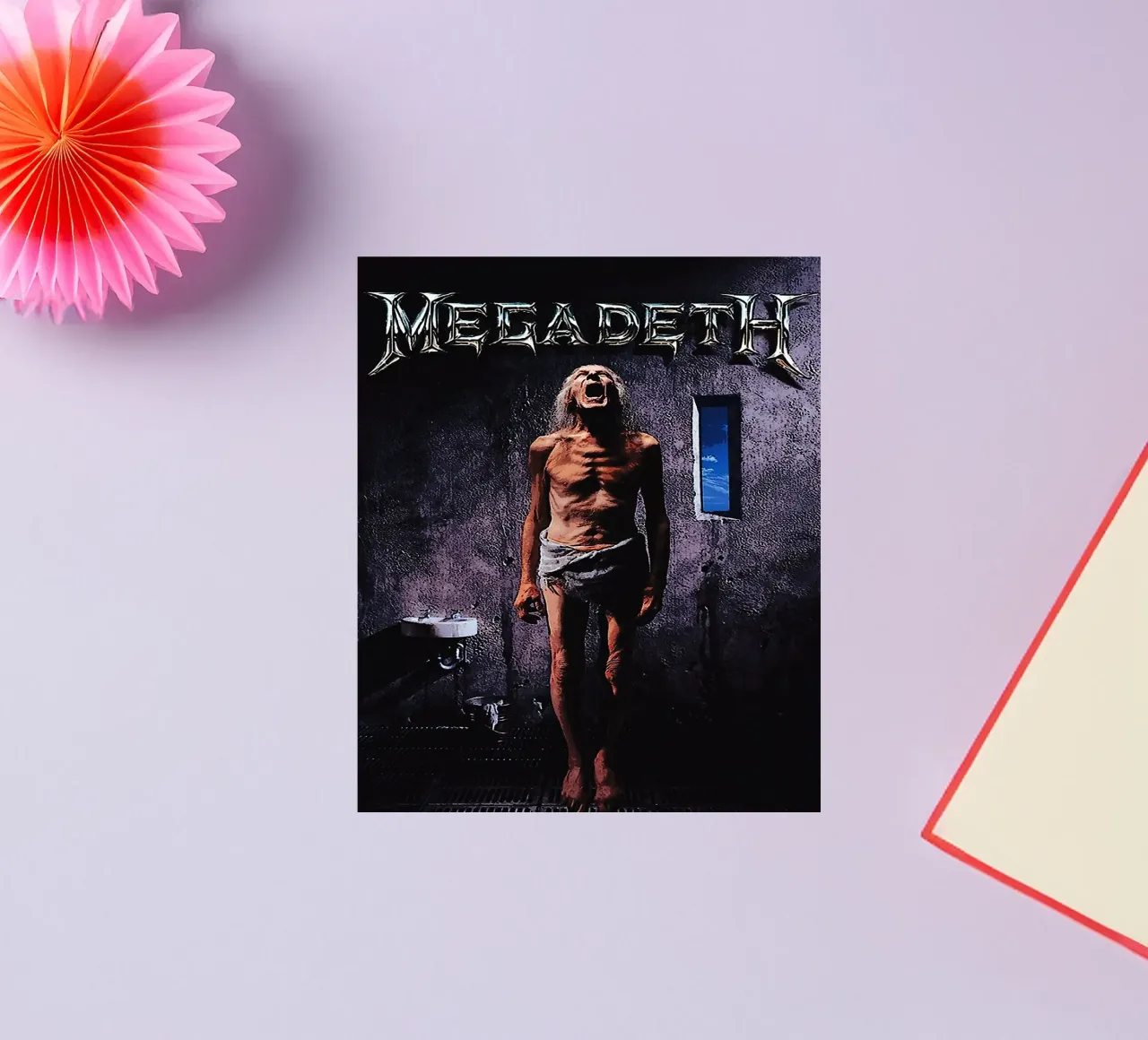 groupe megadeth autocollant de vanhesling