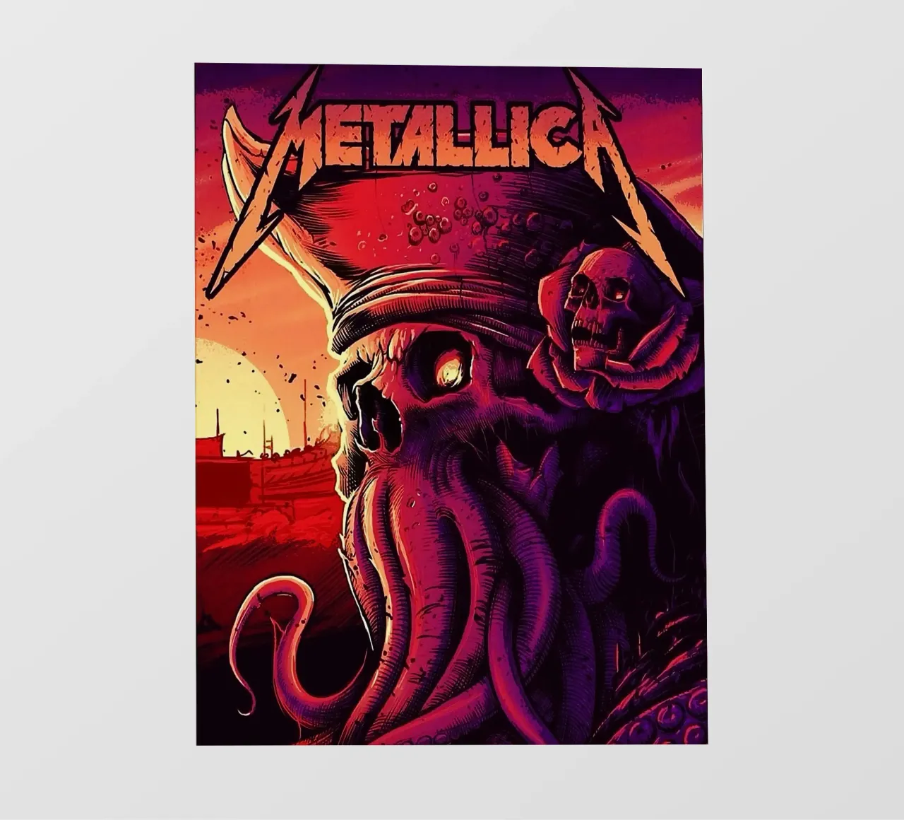 metallica band telo in pvc da vanhesling