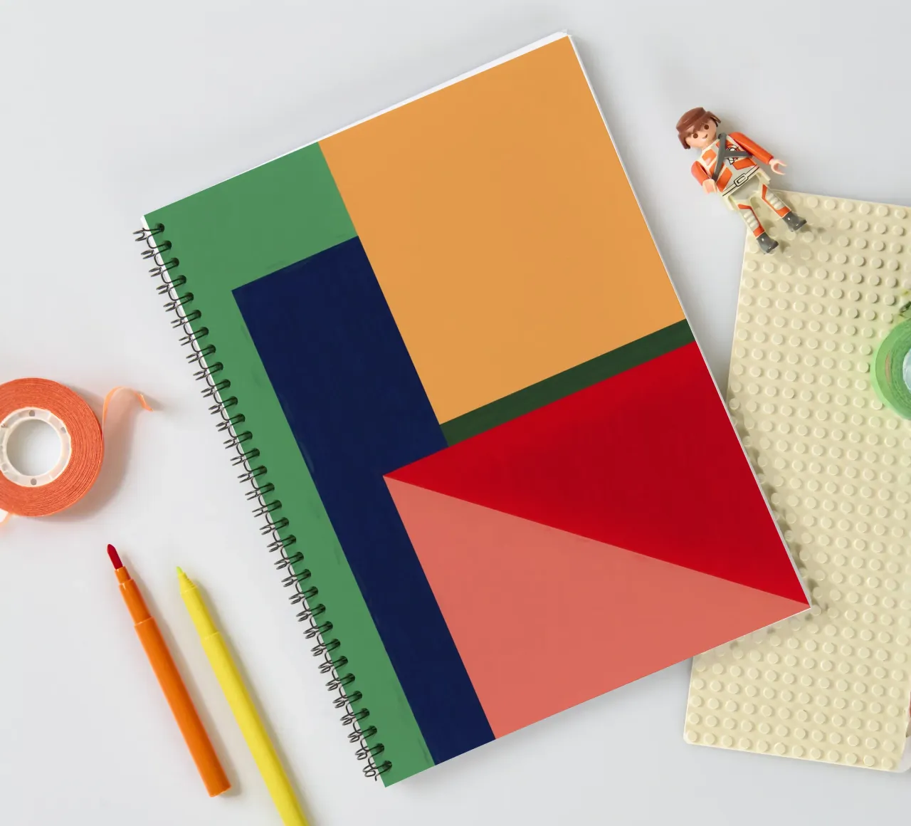 Color Structure spiral notebook by Gaite