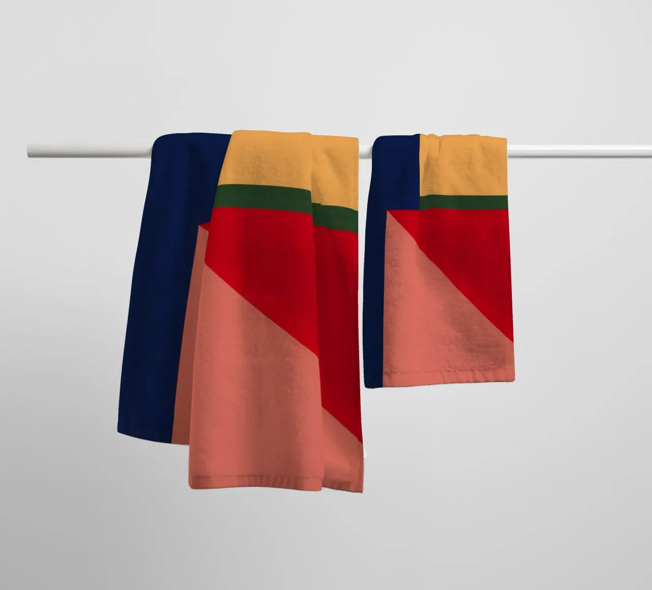 Color Structure towel by Gaite