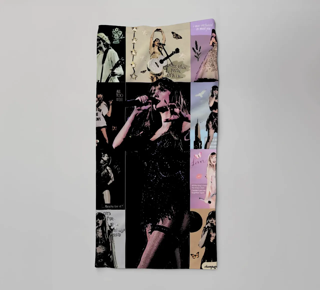 Taylor Swift Poster Art Print towel by music soul