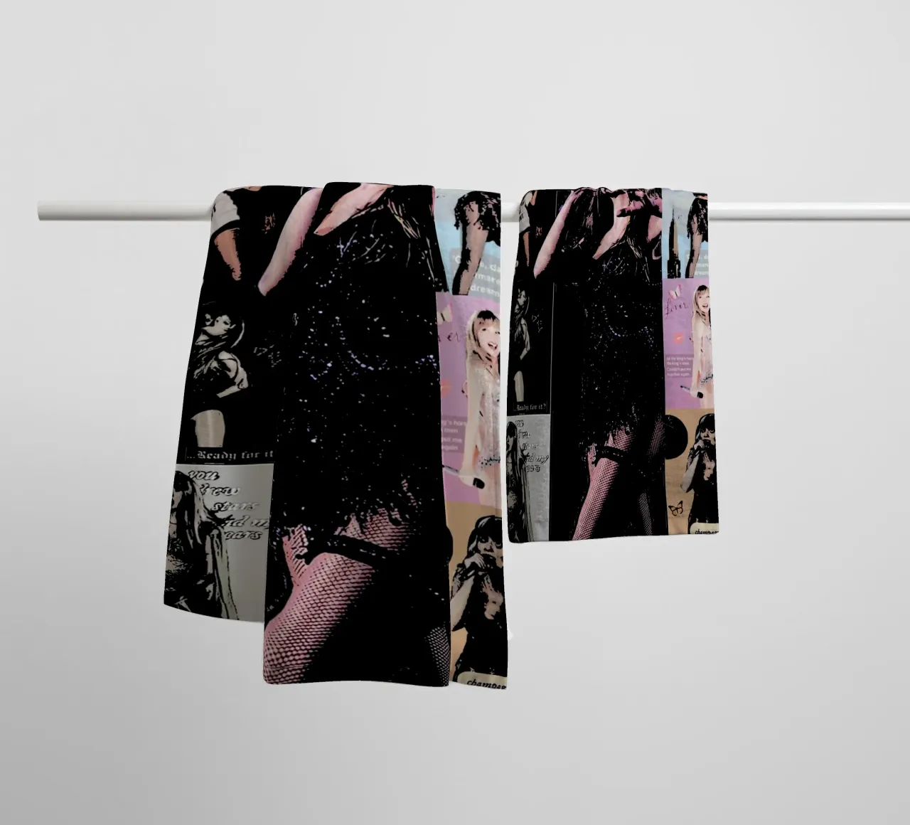 Taylor Swift Poster Art Print towel by music soul