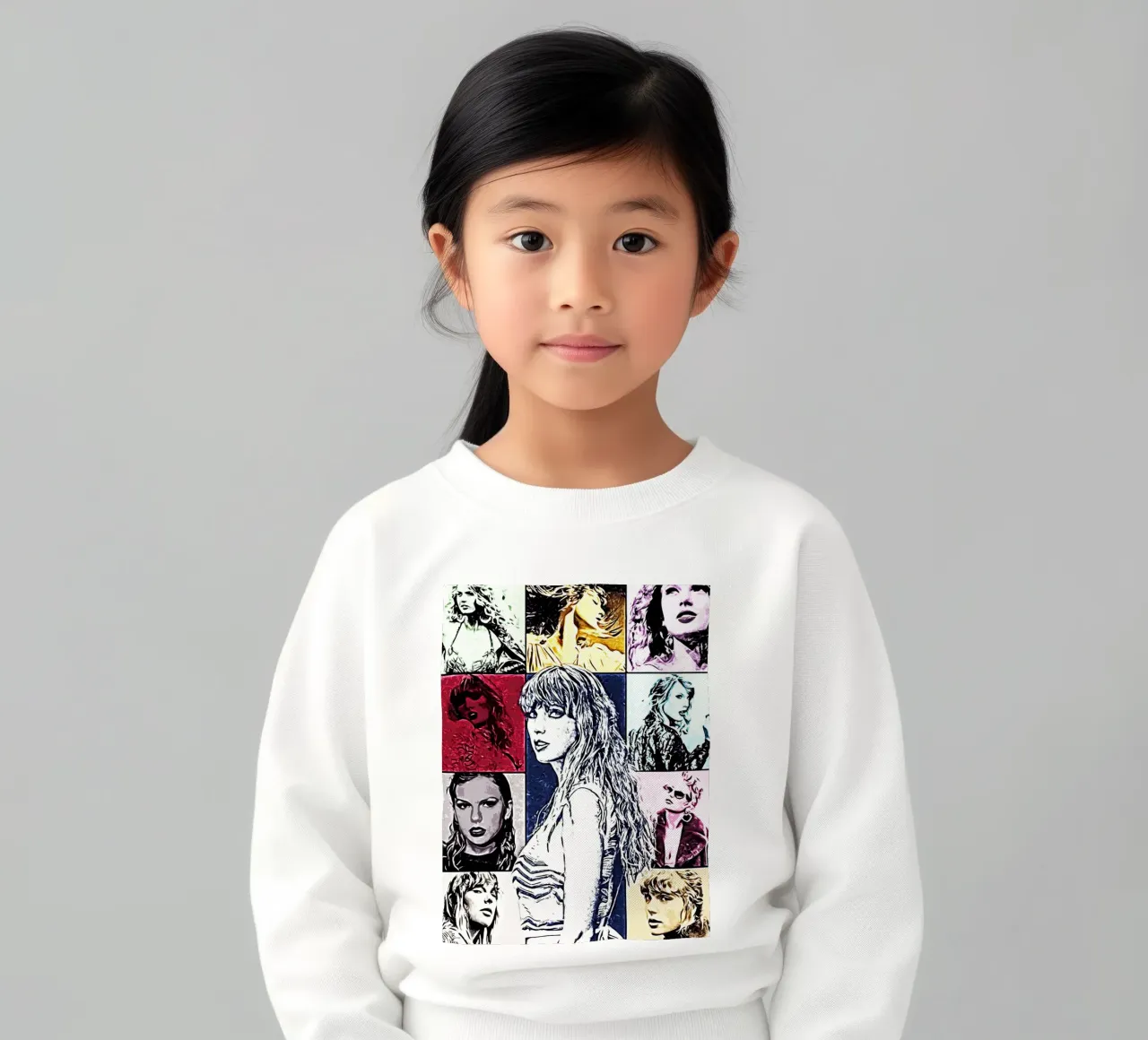 Arte pop di Taylor Swift felpa bambino da music soul