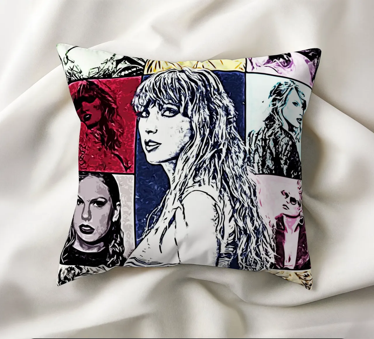 Arte pop di Taylor Swift cuscino da music soul