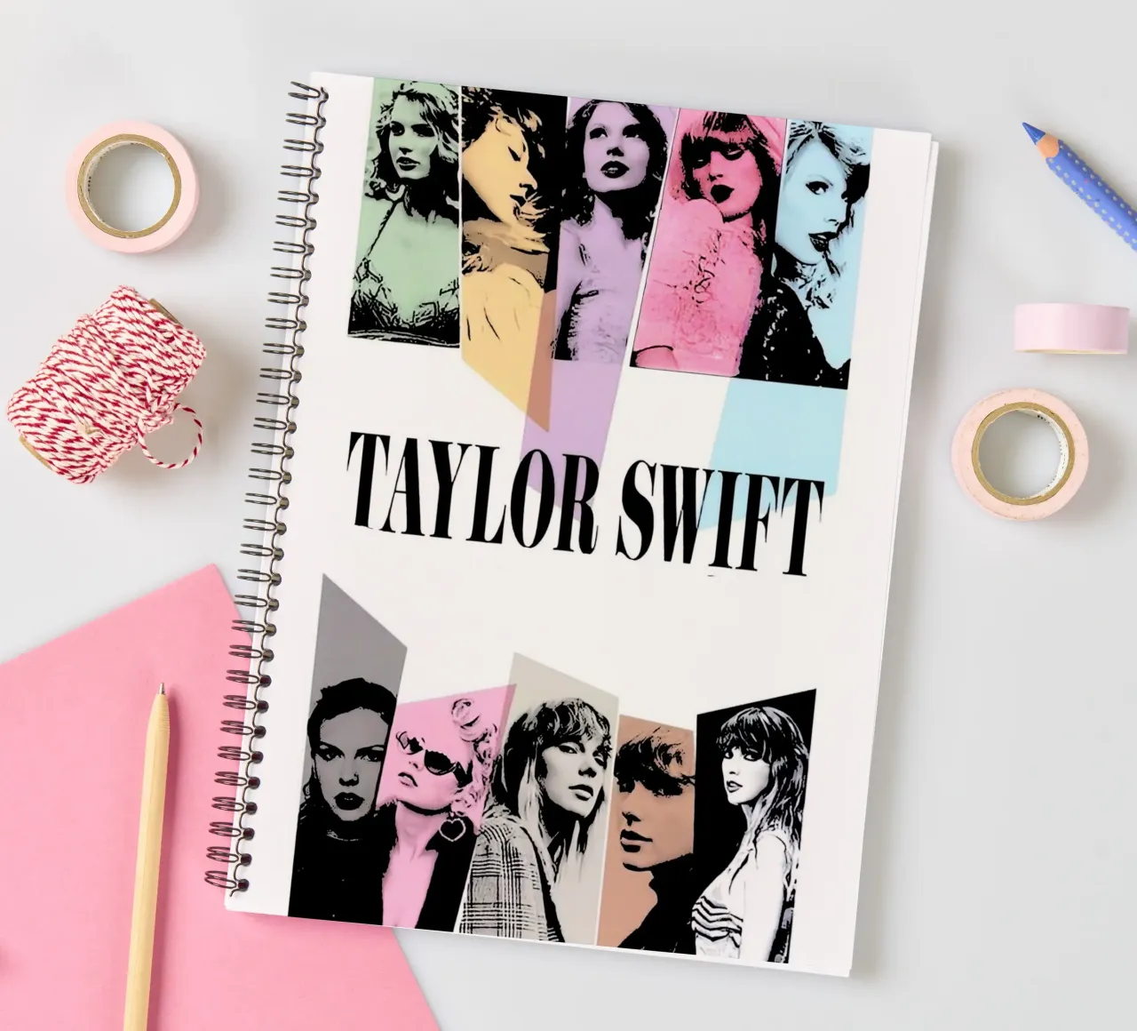 Taylor Swift 12 Art spiral notebook by music soul