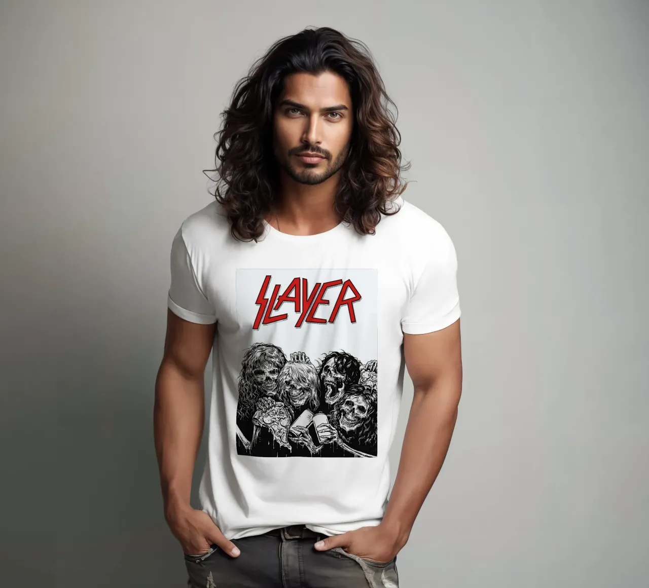 groupe slayer t-shirt de vanhesling