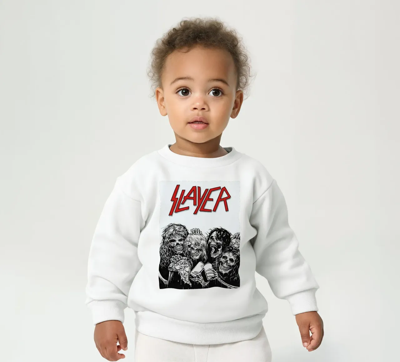 gruppo slayer felpa neonato da vanhesling