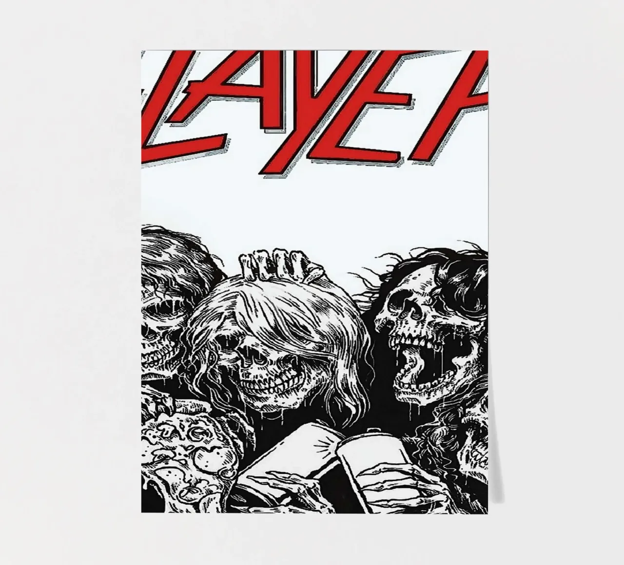 groupe slayer planche autocollant de vanhesling