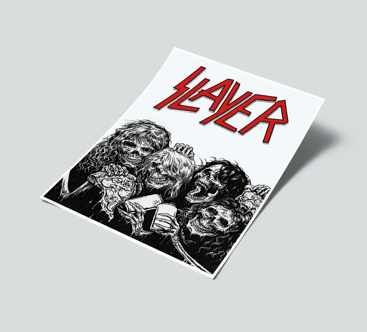 groupe slayer planche autocollant de vanhesling