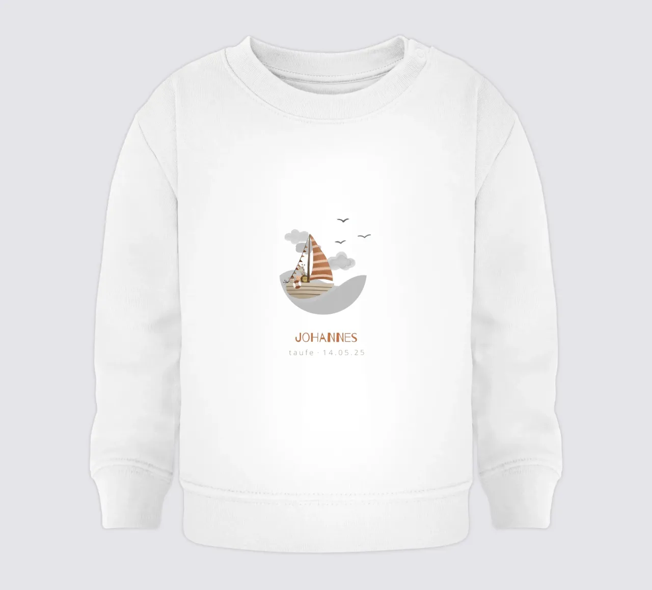 Nave a vela felpa neonato da Kartenliebe