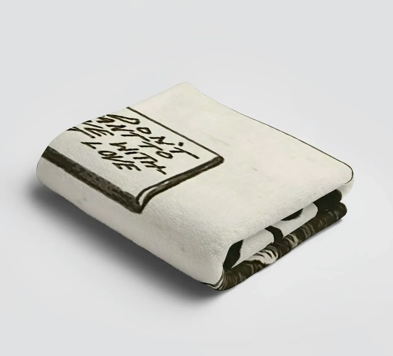 bande de drapeaux noirs serviette de bain de vanhesling