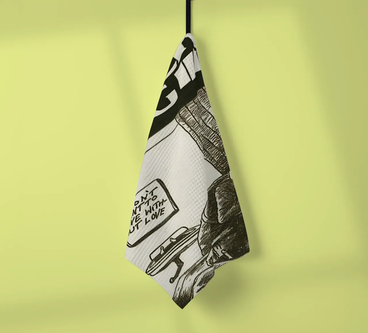 bande de drapeaux noirs torchon de vanhesling