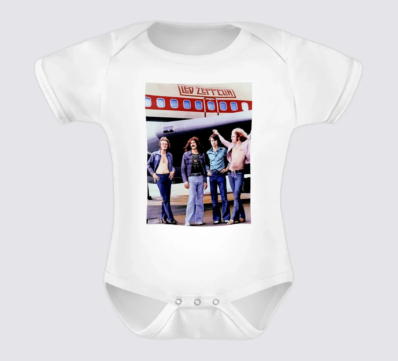 led zeppelin band body neonato maniche corte da vanhesling