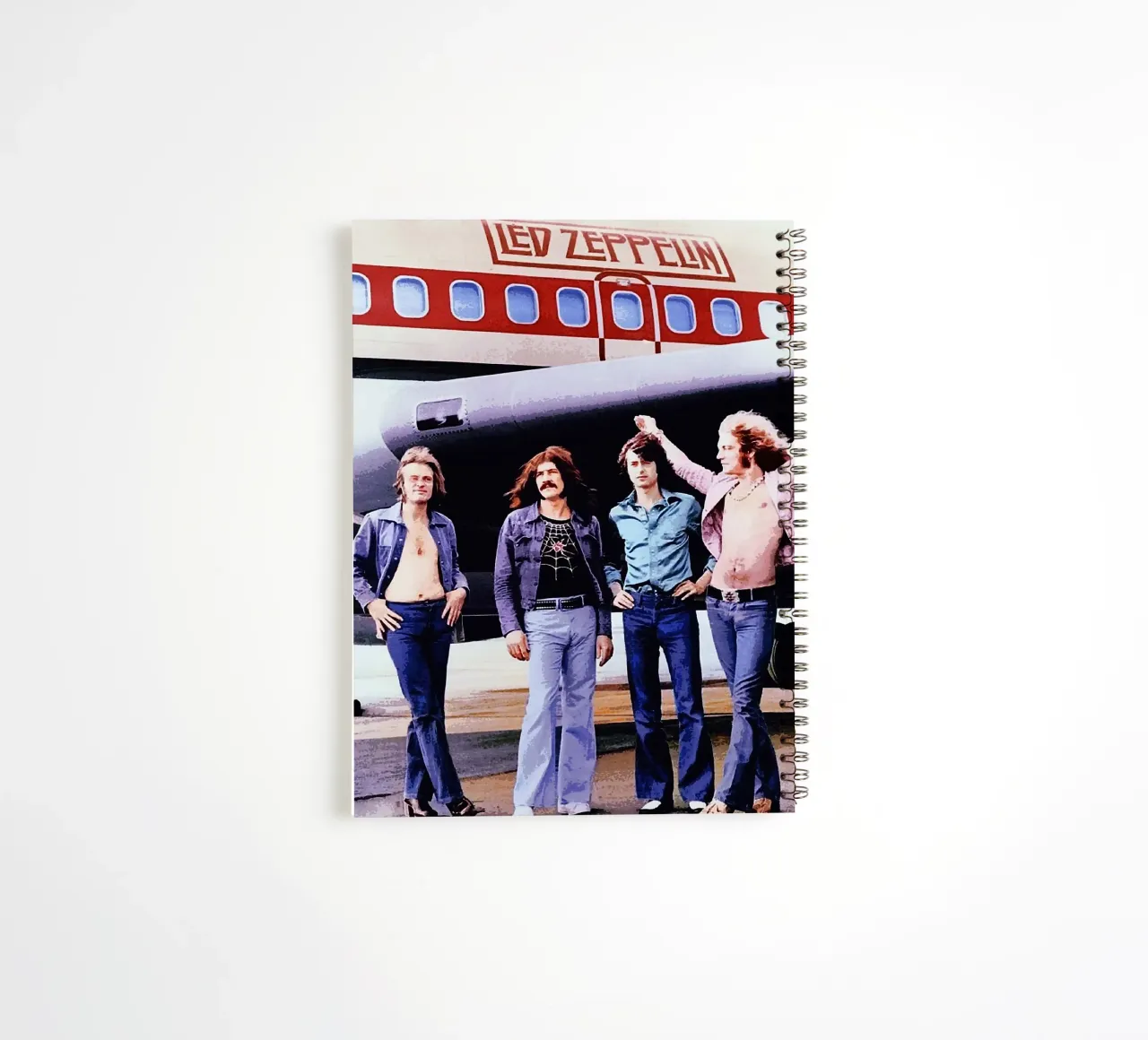 led zeppelin band spiral notebook by vanhesling