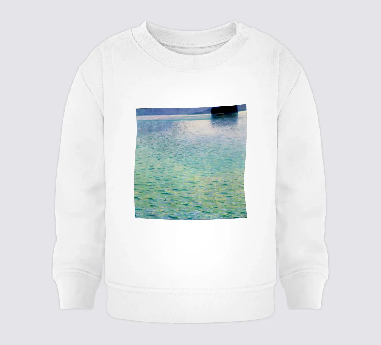 Isola nell'Attersee (1902) di Gustav Klimt felpa neonato da Gustav Klimt ART Prints