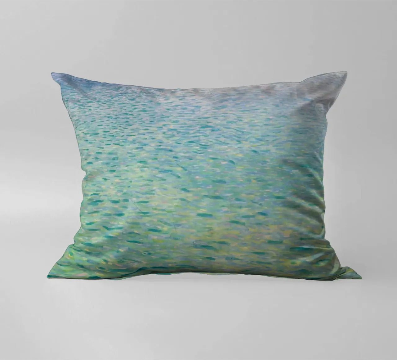 Island in the Attersee (1902) by Gustav Klimt decorative cushion by Gustav Klimt ART Prints