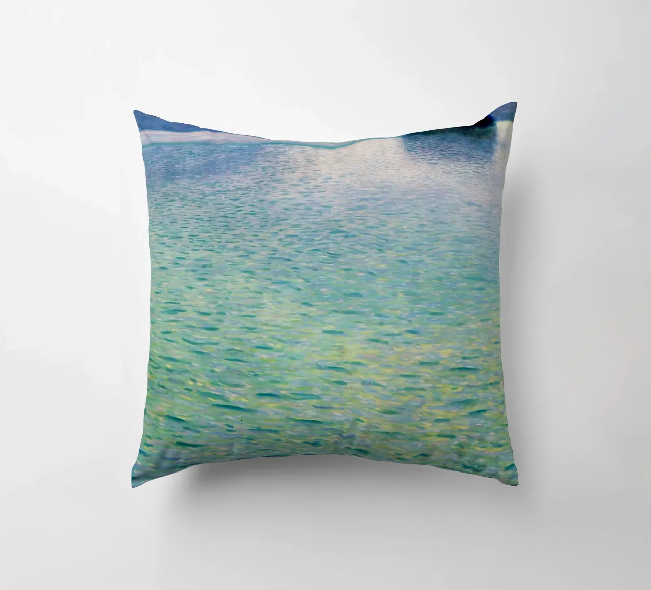 Island in the Attersee (1902) by Gustav Klimt decorative cushion by Gustav Klimt ART Prints