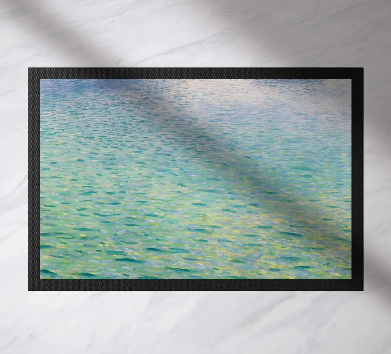 Island in the Attersee (1902) by Gustav Klimt doormat by Gustav Klimt ART Prints