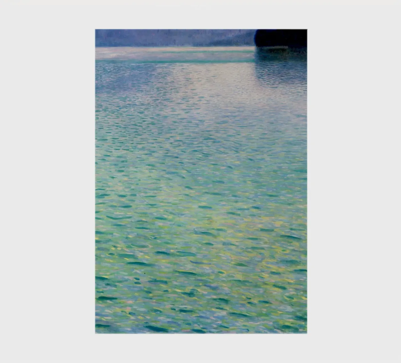 Island in the Attersee (1902) by Gustav Klimt notebook by Gustav Klimt ART Prints