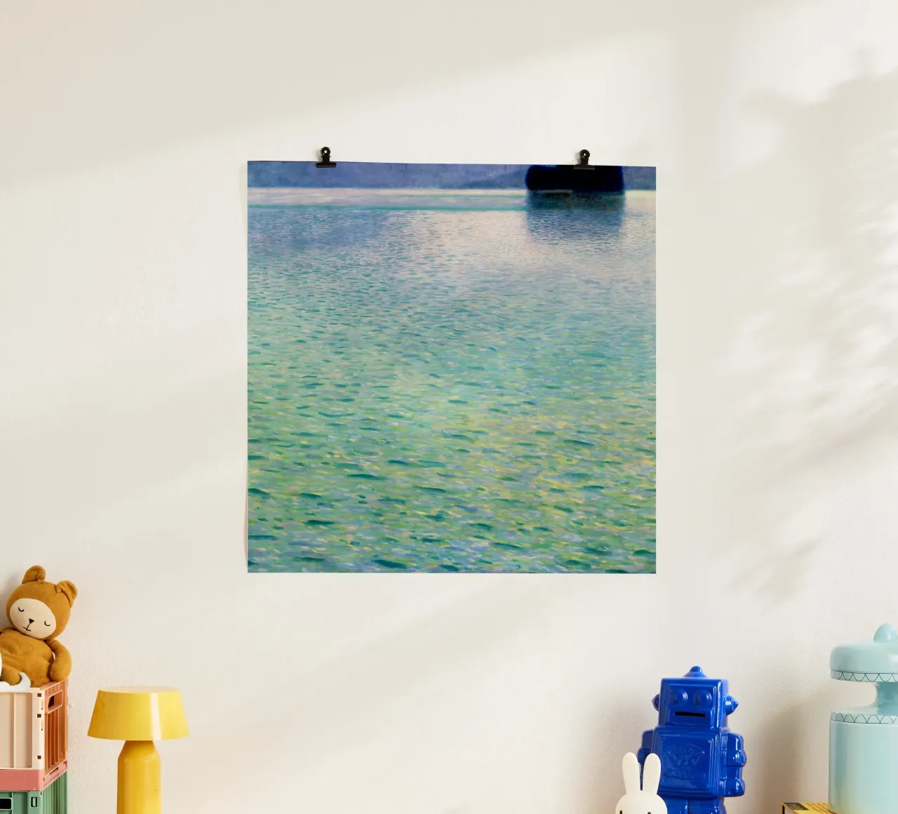 Island in the Attersee (1902) by Gustav Klimt poster by Gustav Klimt ART Prints