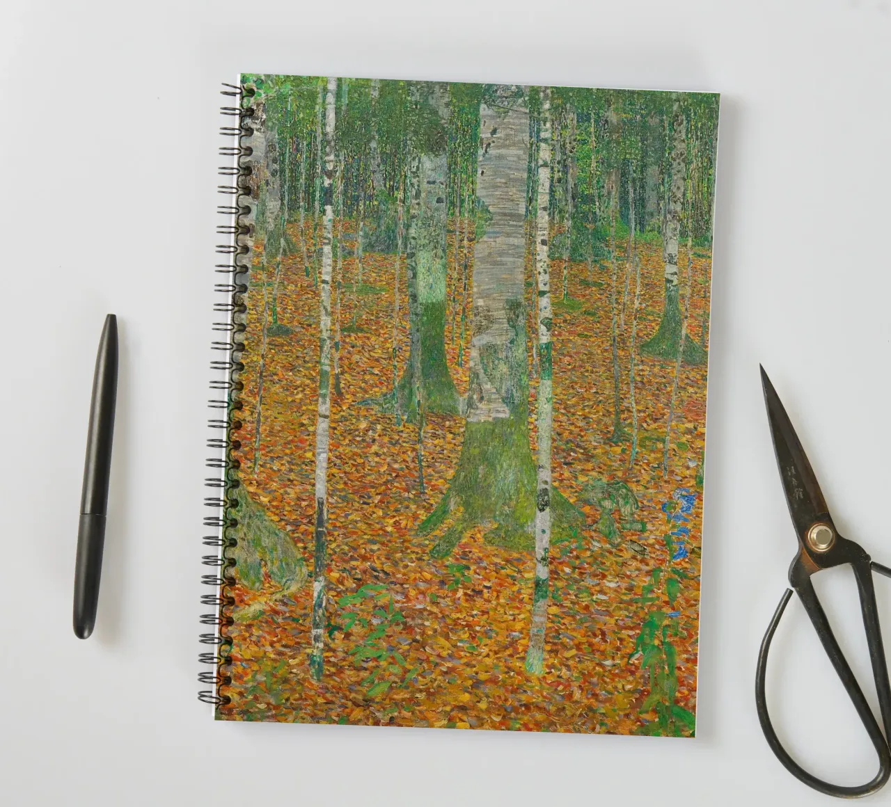 Birkenwald (1903) von Gustav Klimt Ringbuch von Classic Art Prints