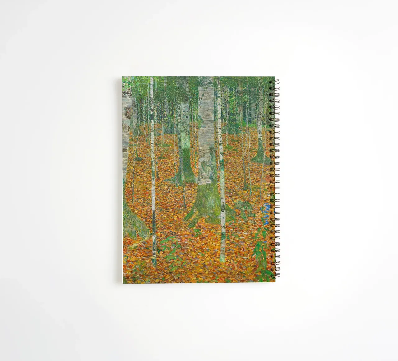 Birkenwald (1903) von Gustav Klimt Ringbuch von Classic Art Prints