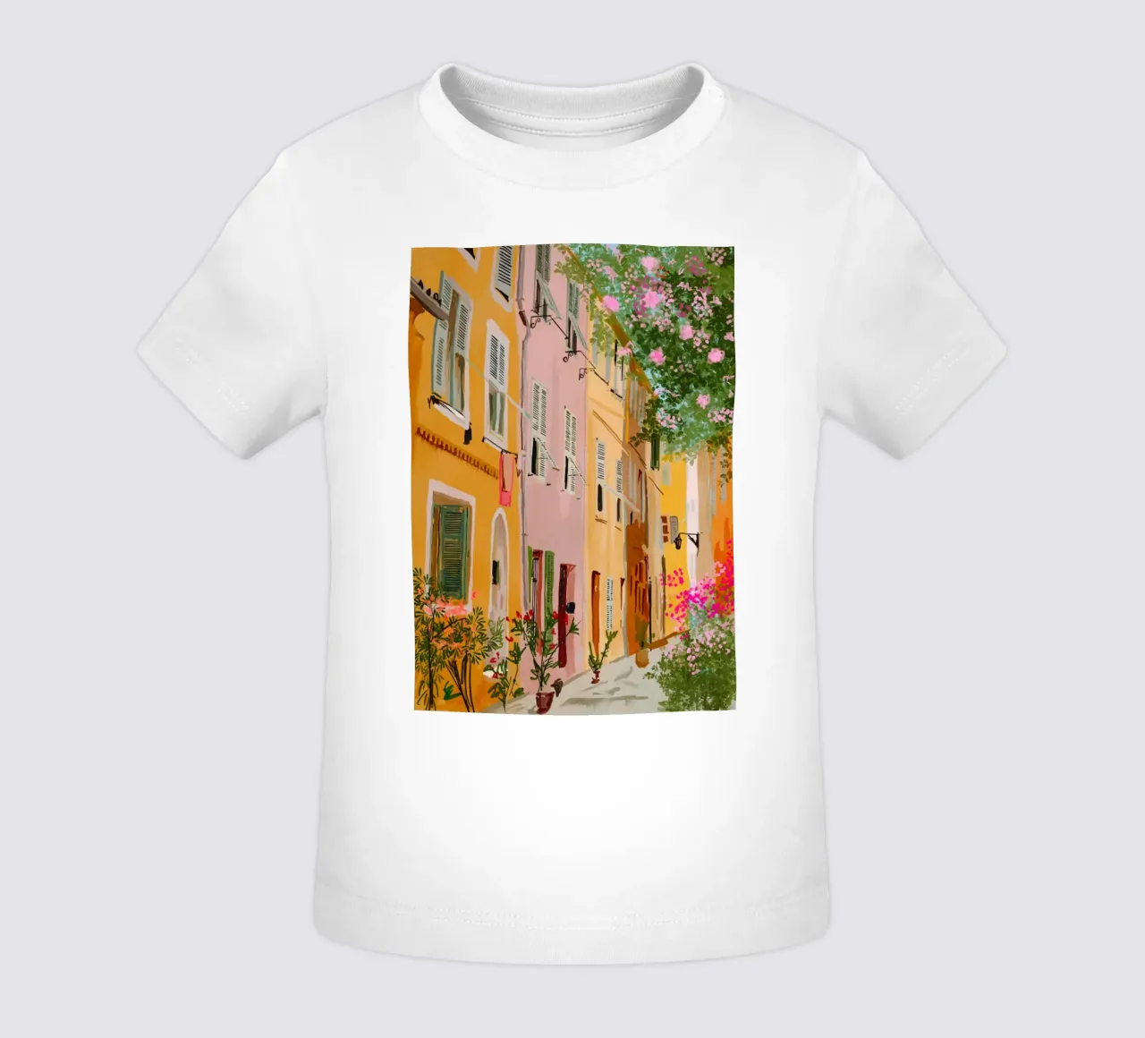 Strada colorata maglietta neonato da willy shop