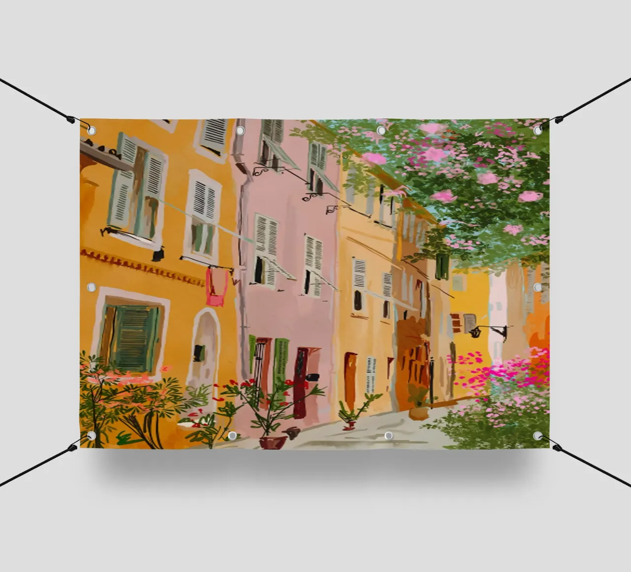 Strada colorata telo in pvc da willy shop