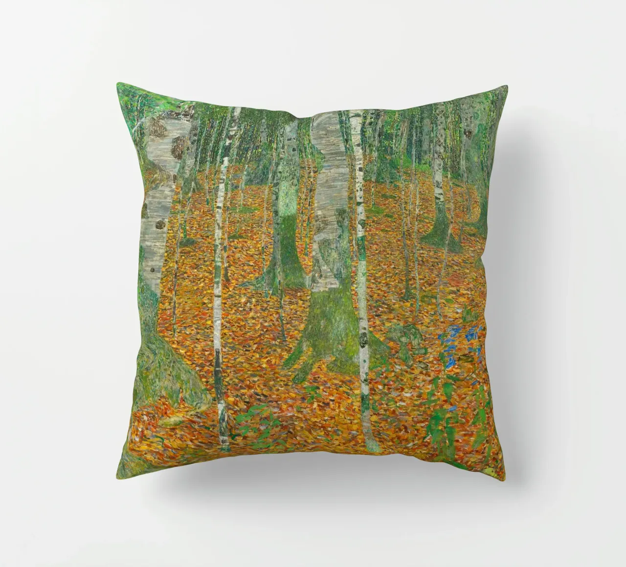 Birch Forest (1903) by Gustav Klimt decorative cushion by Gustav Klimt ART Prints