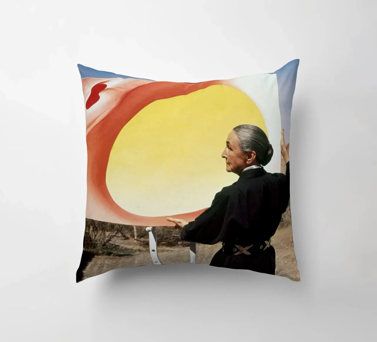 Il New Yorker di Keeffe cuscino da NelidaRMackey