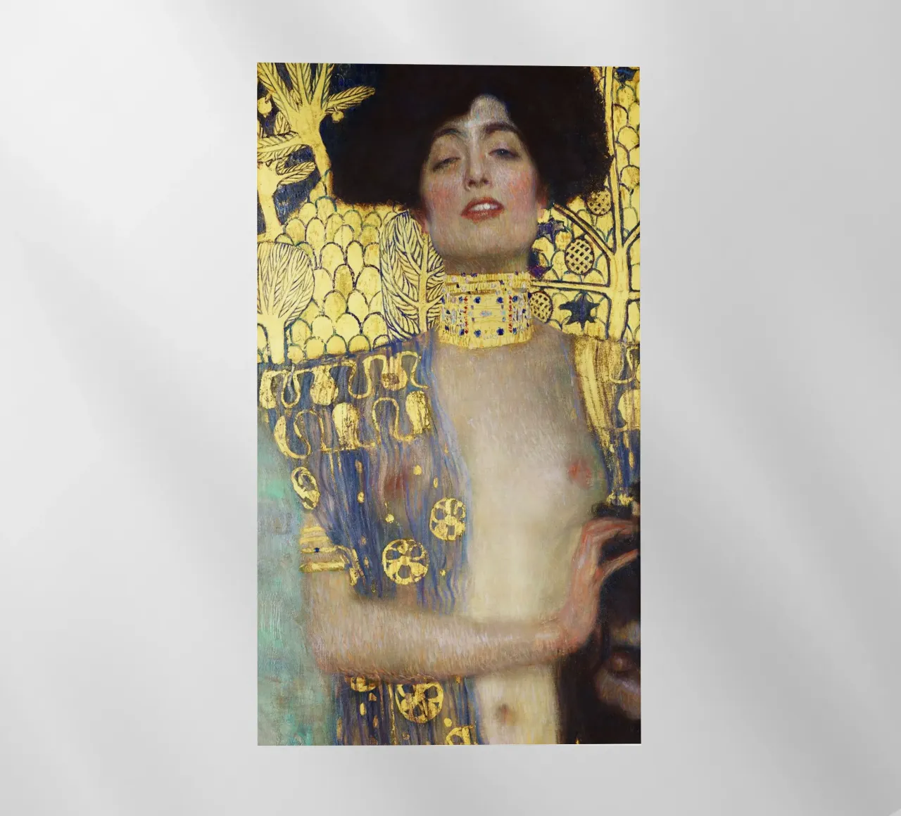 Giuditta e la testa di Oloferne (1901) di Gustav Klimt pellicola backlit da Art History