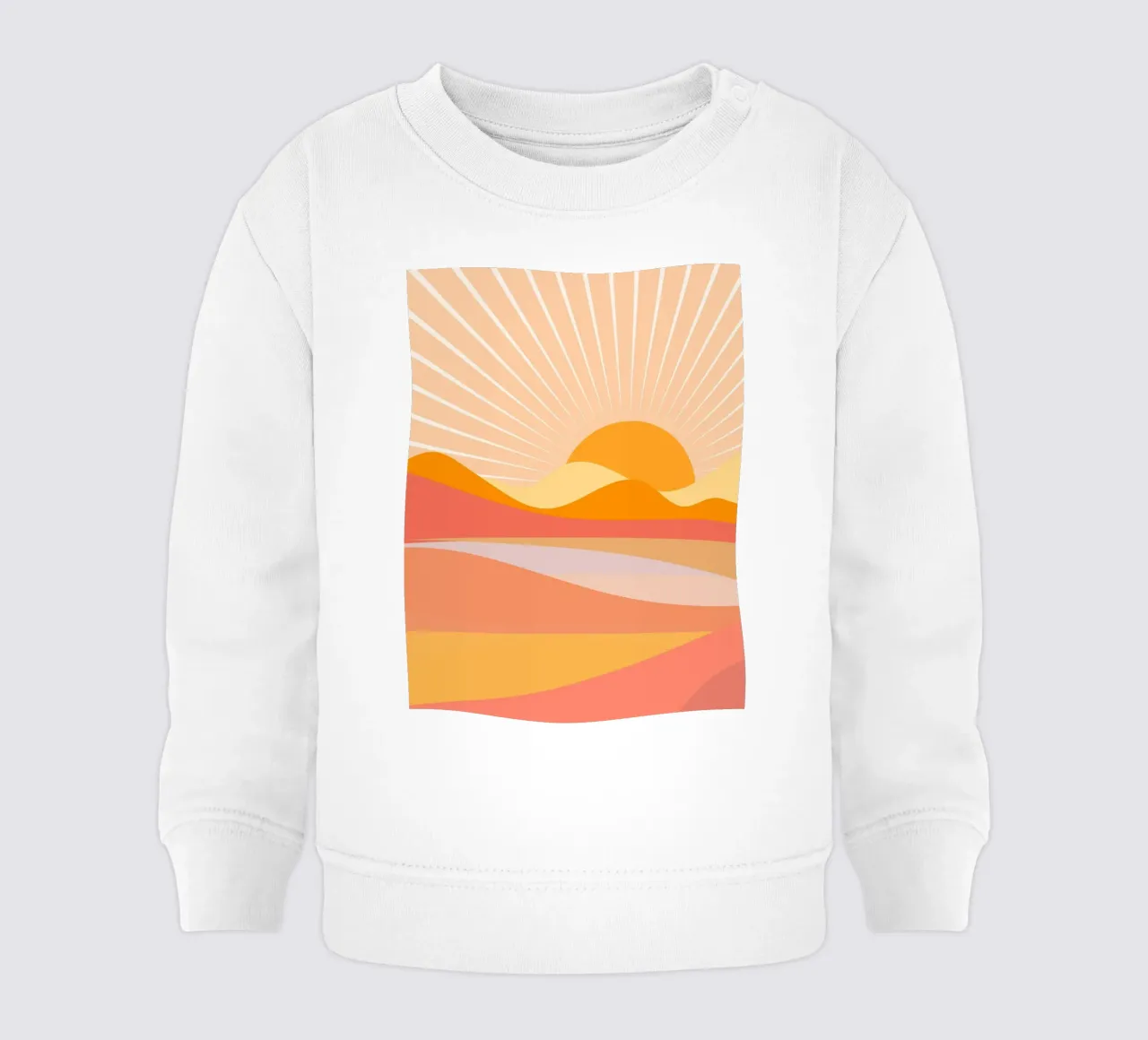 Alba sulle colline felpa neonato da LeaDArt