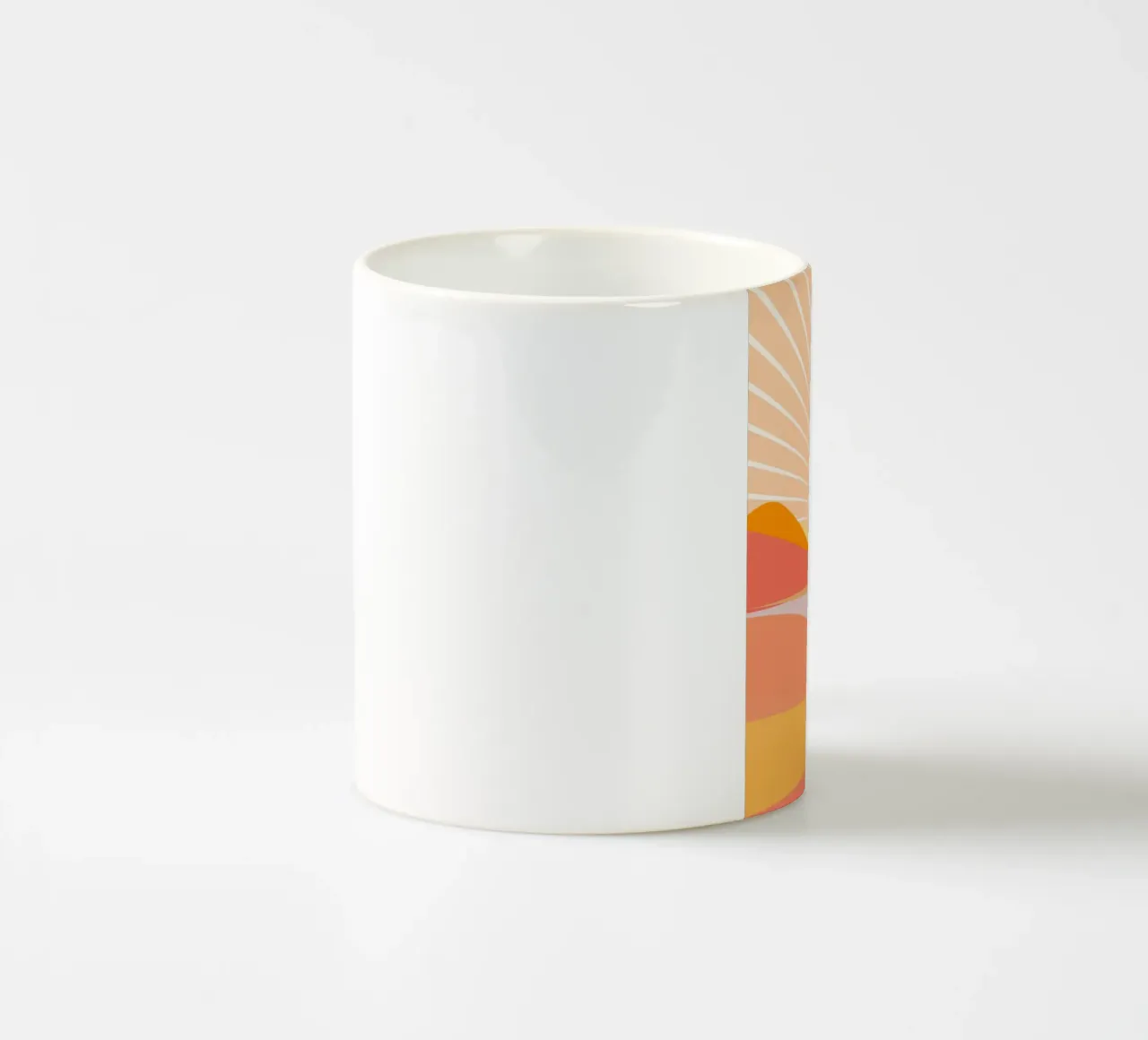 Alba sulle colline tazza in ceramica da LeaDArt