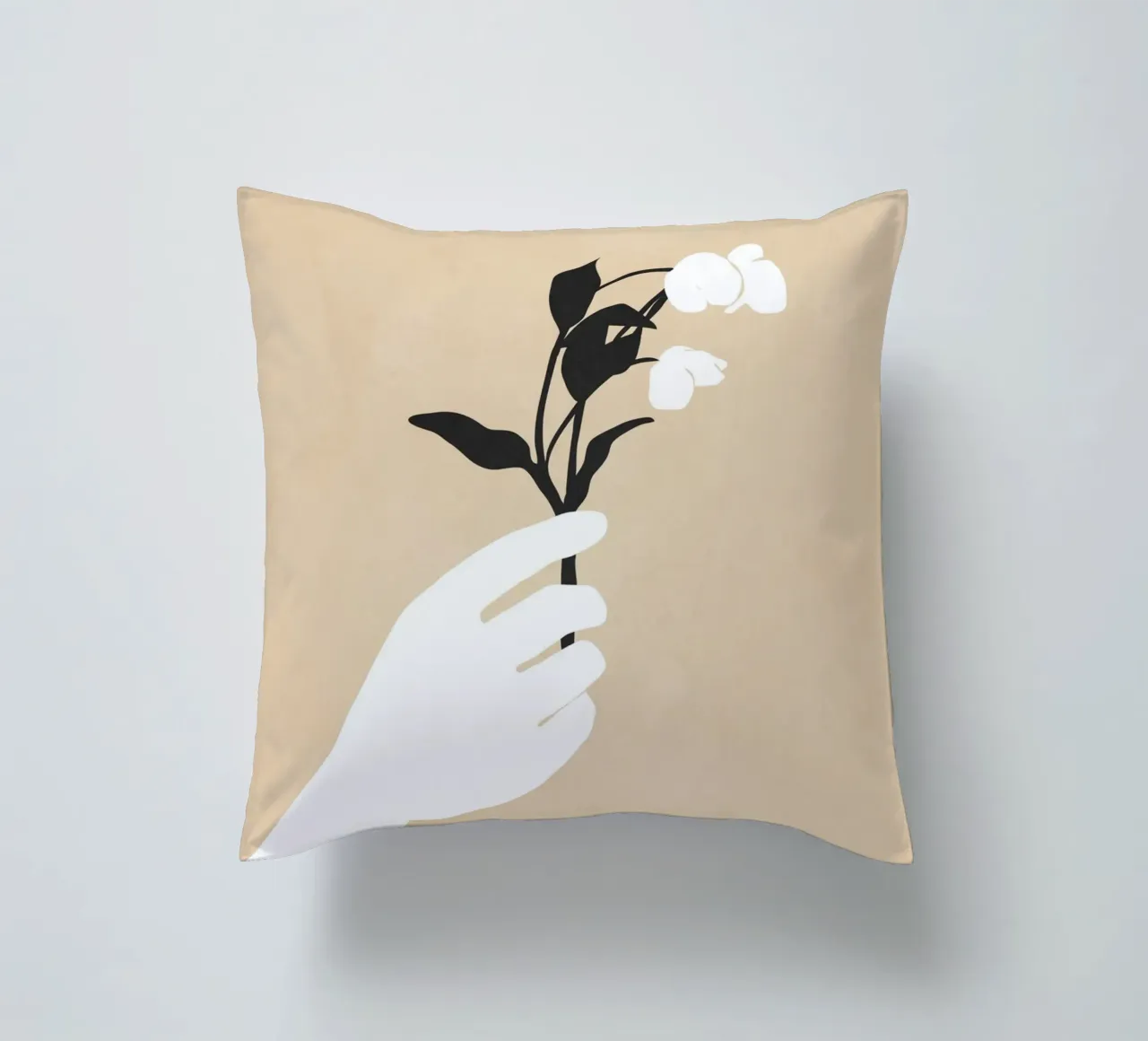 Tenere in mano un fiore cuscino da LeaDArt