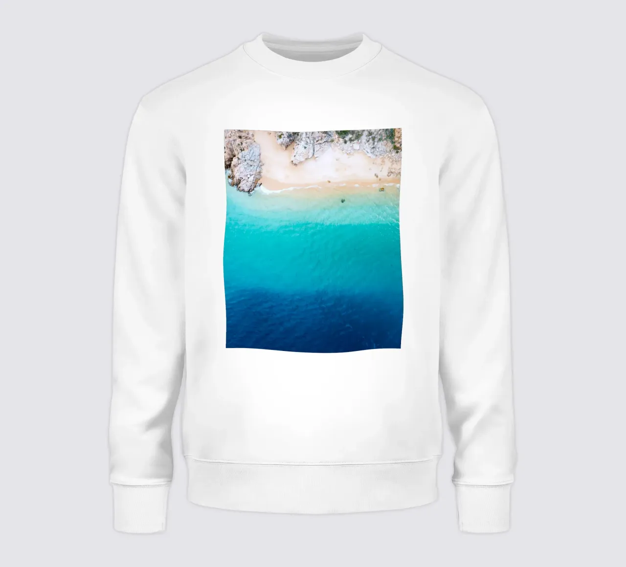 spiaggia oceano felpa da Earthly Visions