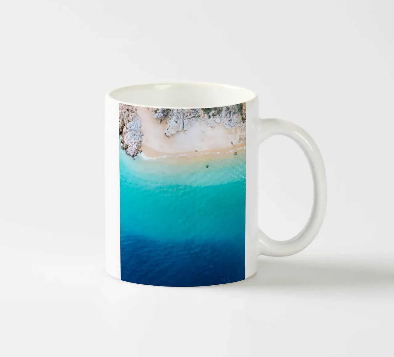 spiaggia oceano tazza in ceramica da Earthly Visions