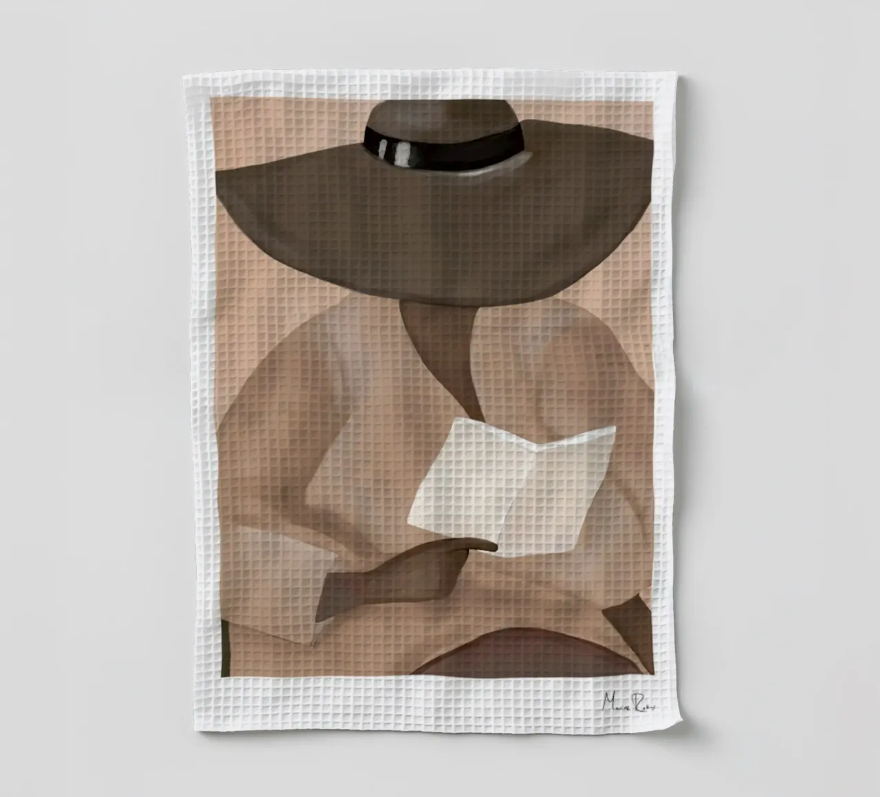 Maxime Rokus - Chapeau de lecture torchon de wongka shop