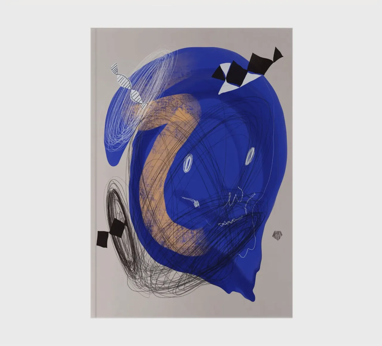 Cosmic composition 04 notebook by Little Dean