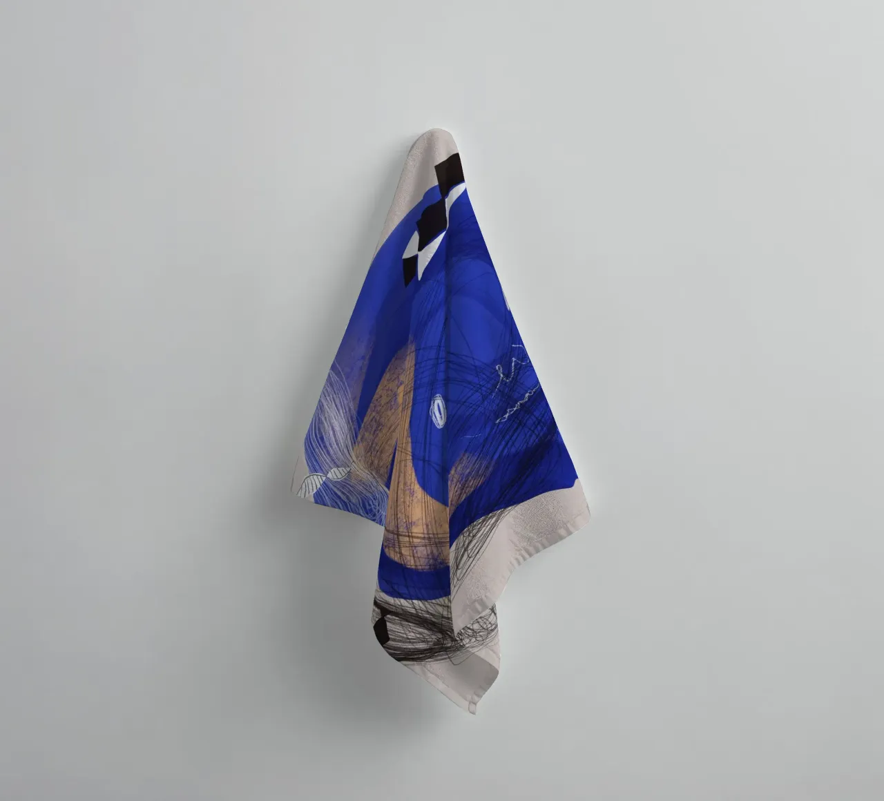 Cosmic composition 04 towel by Little Dean