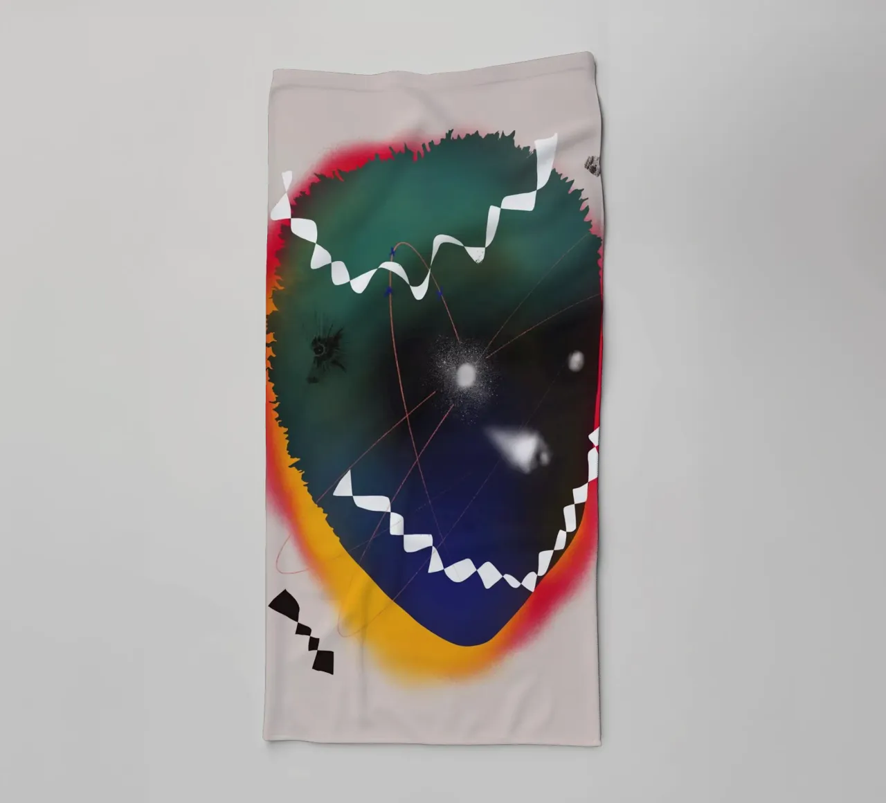 Cosmic composition 05 towel by Little Dean