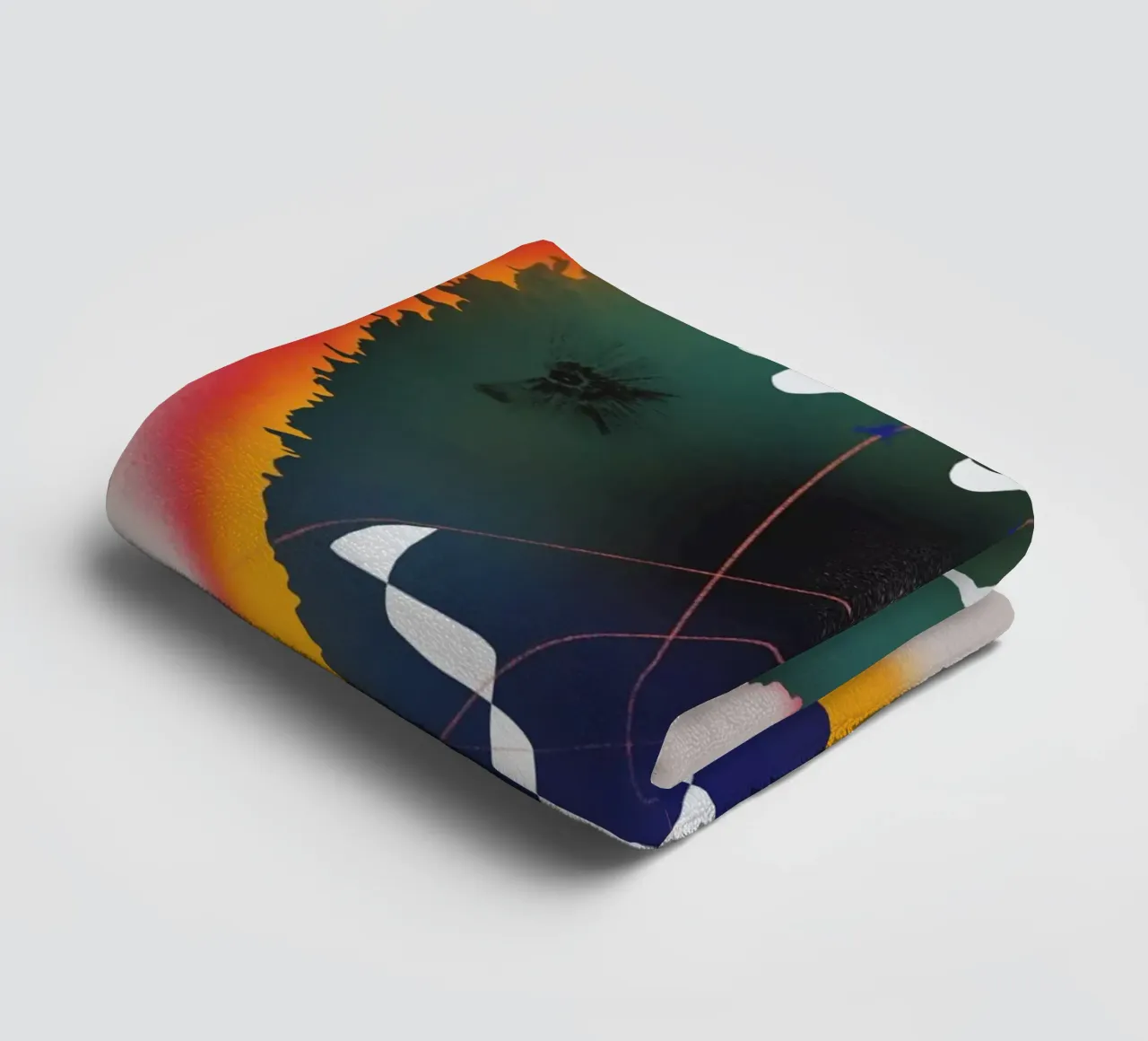Cosmic composition 05 towel by Little Dean