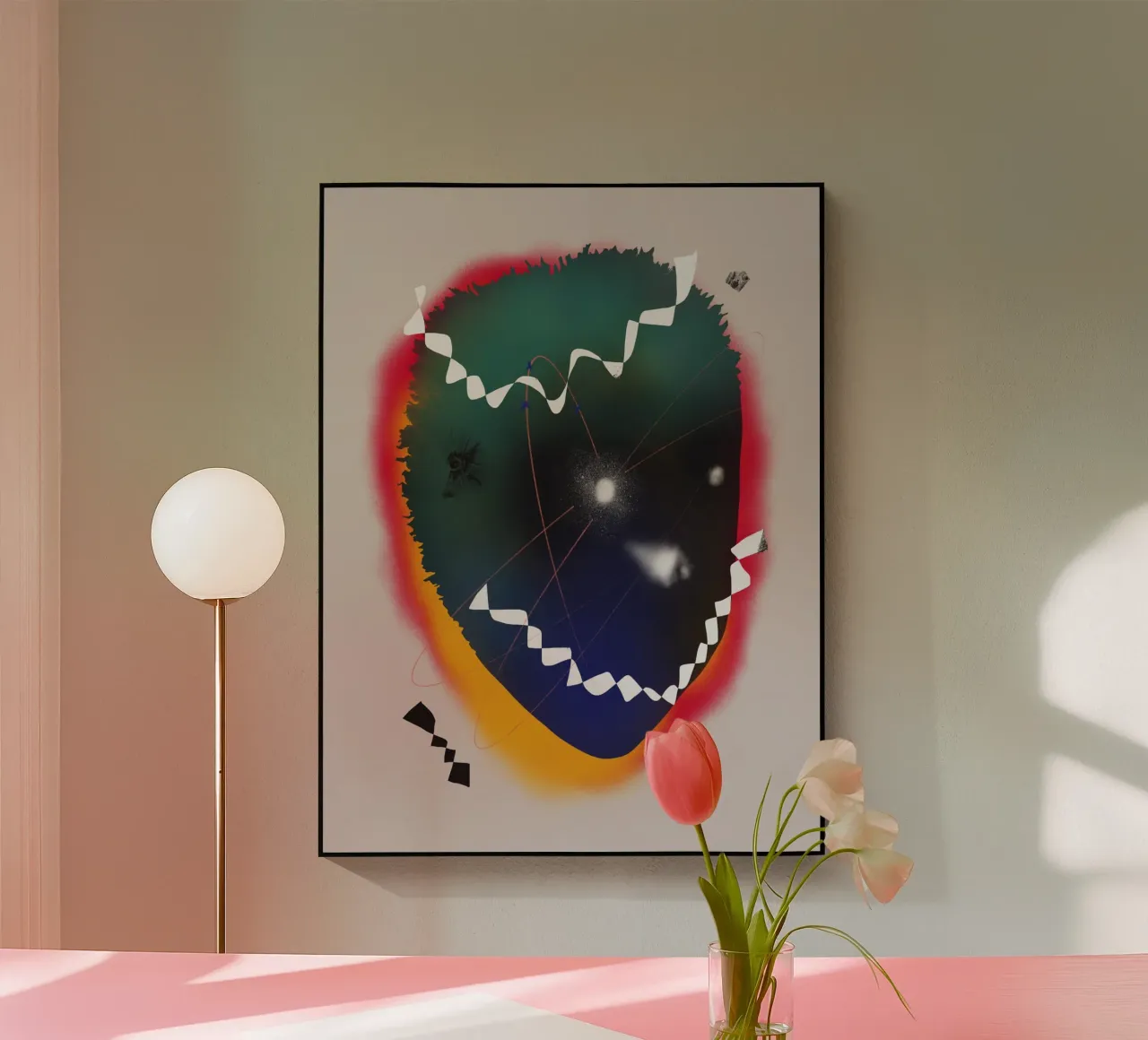 Cosmic composition 05 plexiglass da Little Dean