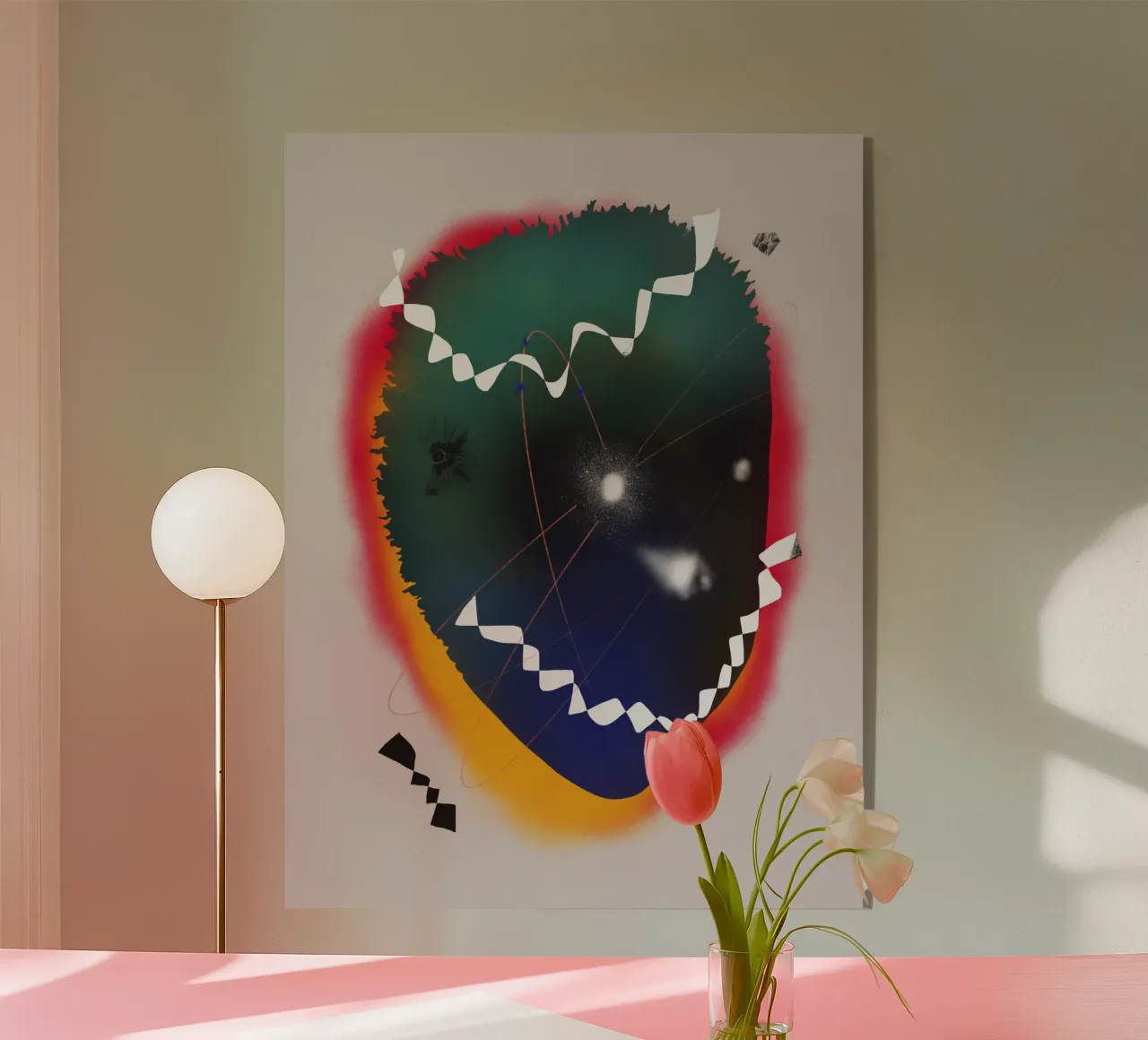 Cosmic composition 05 plexiglass da Little Dean